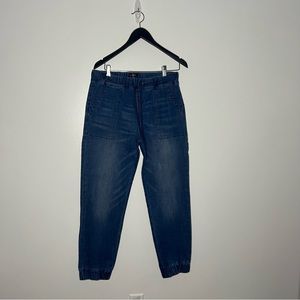 Medium Blue Denim Joggers